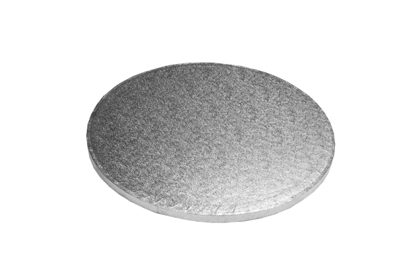 Round Silver Cake Drum