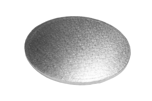 Round Silver Cake Drum