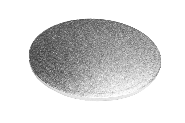 Round Silver Cake Drum 16