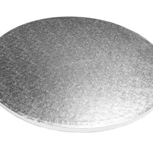 Round Silver Cake Drum