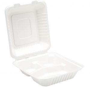 Biodegradable Sugarcane 3 Compartment