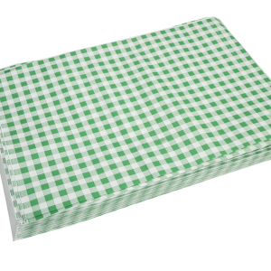 Green Gingham Burger Wrap