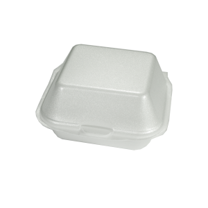 White Polystyrene Burger Boxes