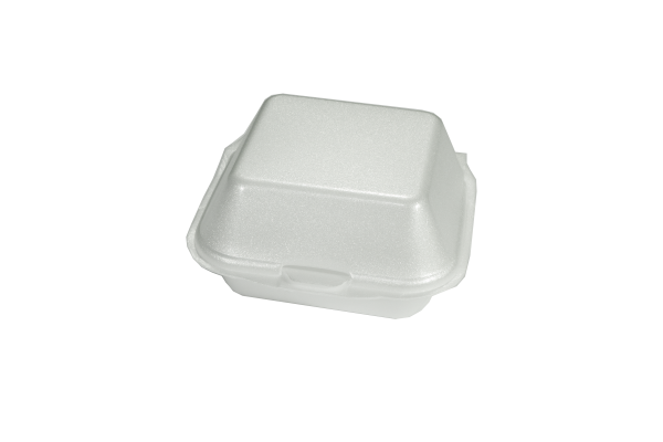 White Polystyrene Burger Boxes