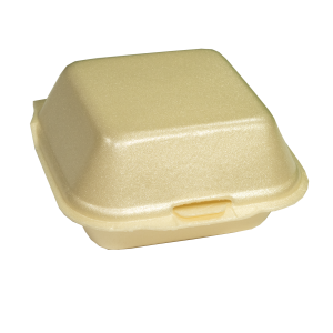 Gold Polystyrene Burger Boxes