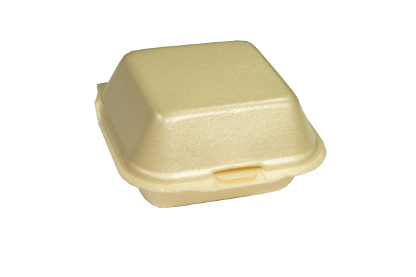 Gold Polystyrene Burger Boxes