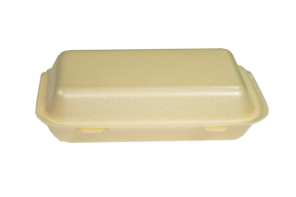 Gold Polystyrene Fish and Chip Box