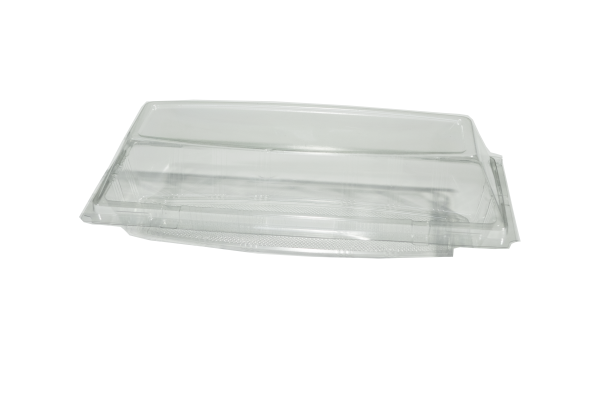 Clear Plastic Hinged Baguette Containers