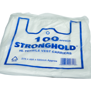 HD Xmas Vest Carrier Bag