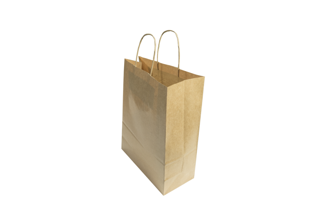 Small Brown Kraft Paper Bags With Twisted Handle 100/Pack