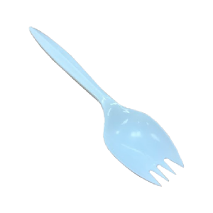 white plastic sporks