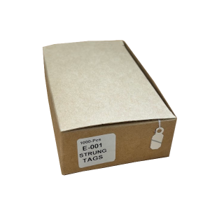 Tie On White Jewellery Tags 1000/box