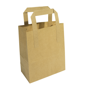 Flat Handle Paper Bags