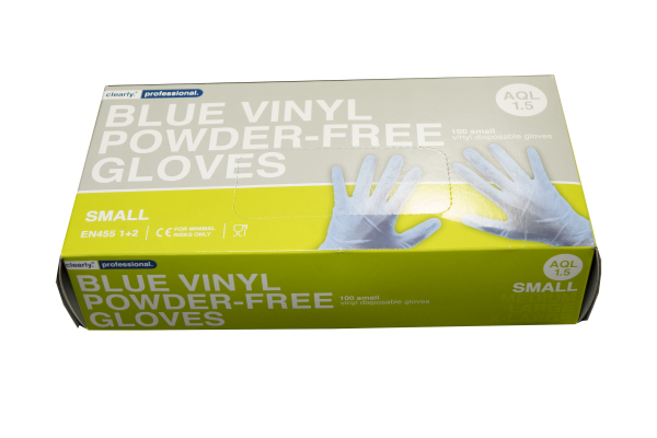 Vinyl Gloves Clear Small Powder Free