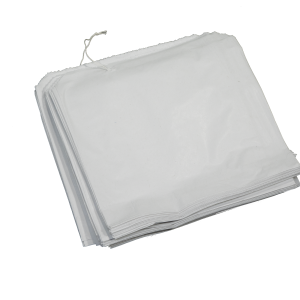 White Sulphite Paper Bags Strung