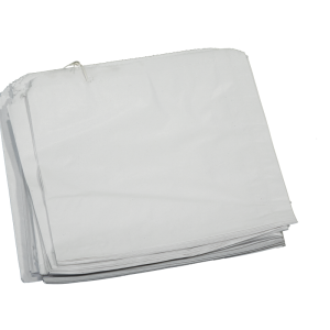 White Sulphite Paper Bags Strung