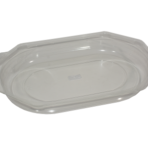 Large Octagonal Clear Platter Lid