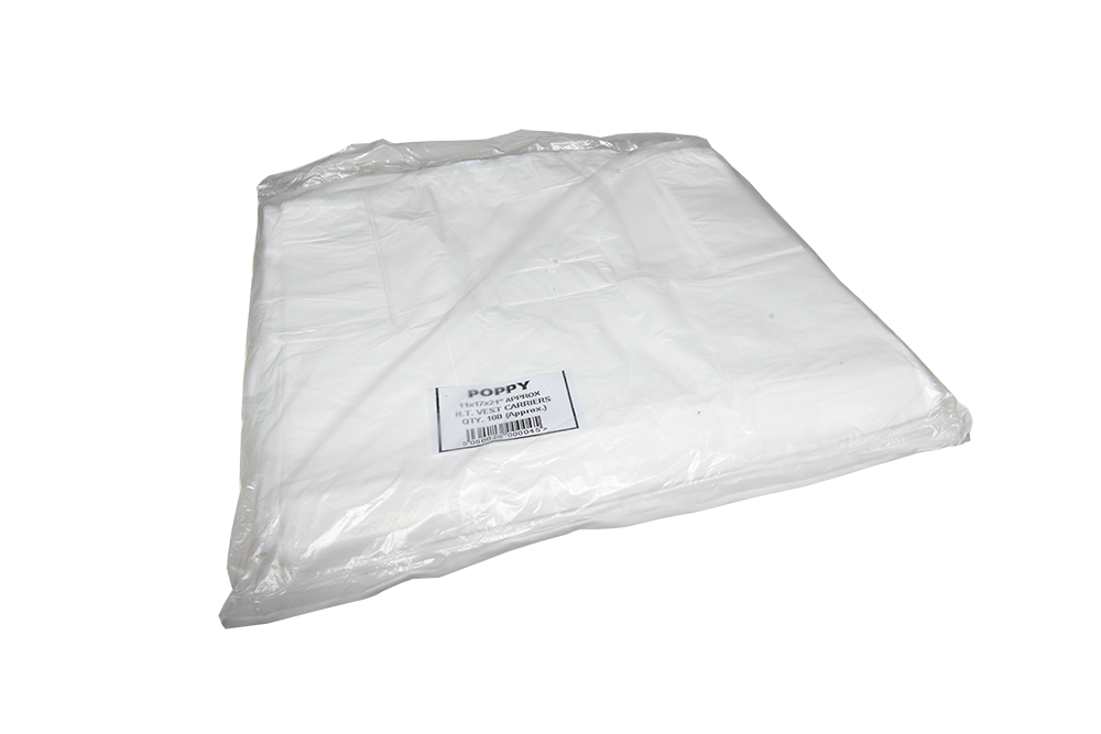 High Density Vest Carrier 'Poppy' 1000/pack | DPA Packaging - Wholesale ...