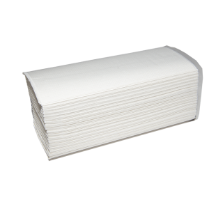 C Fold White Hand Towels