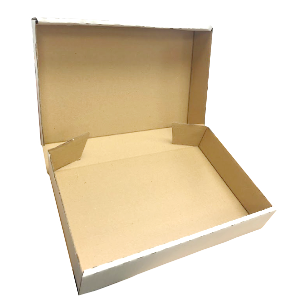 White Plain Corrugated Gateau Box 13" x 8.5" x 2.5"