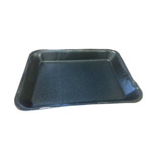 Black Shallow Meat Tray