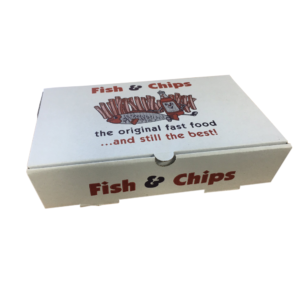 Cardboard Fish and Chip Box