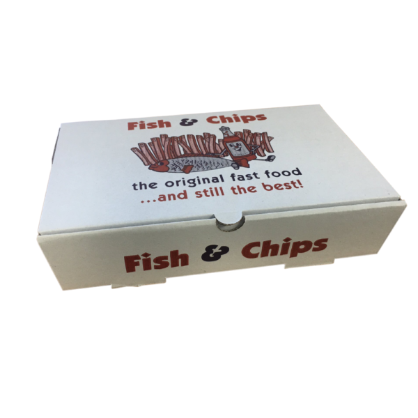 Cardboard Fish and Chip Box